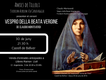 Concert Monteverdi a benefici d'Amics de Tilloli. 